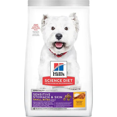Science Diet Sensitive Skin & Stomach Adult Small Bites Dry Dog Food