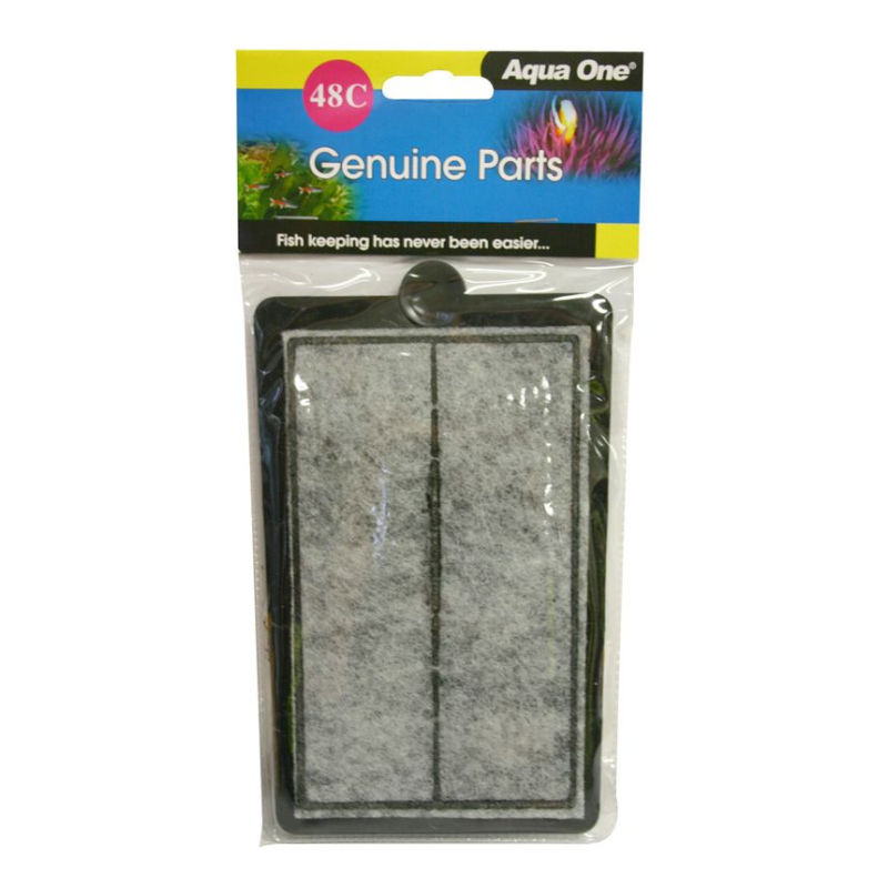Aqua One Replacement Carbon Cartridge ClearView 500 1pk 48C (25048C)