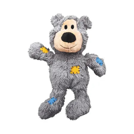 Kong Knots Bear (Assorted Random Colours: Dark Brown/Light Brown/Light Grey)