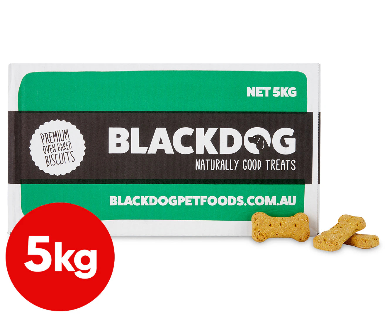 BlackDog Double Cheese & Bacon Biscuit Treats 5kg