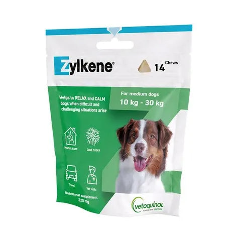 ZYLKENE CHEW MED DOG 10-30KG 225MG 14PK