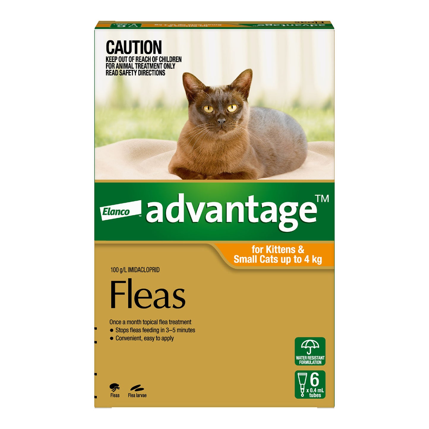 Advantage Orange for Kittens and Cats up to 4kg