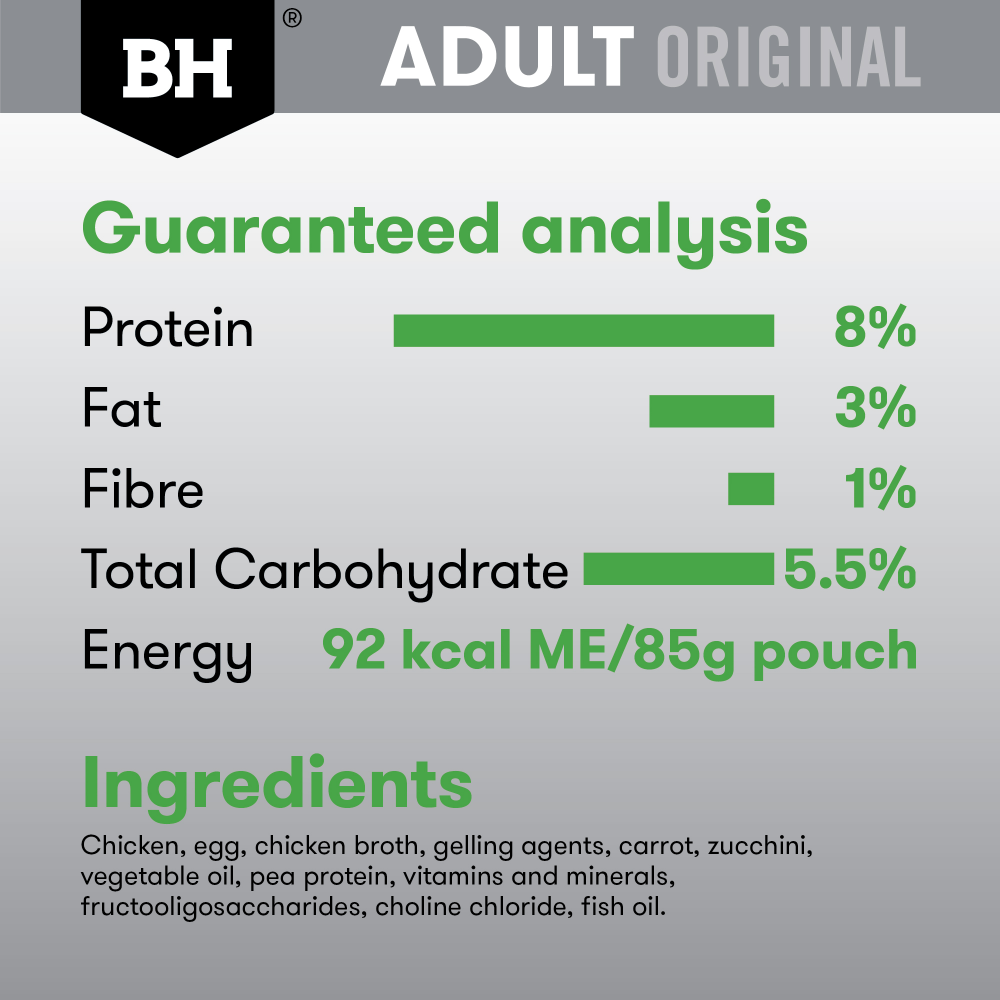 Black Hawk Original Adult Chicken And Vegetables Wet Dog Food Pouches 12x85g