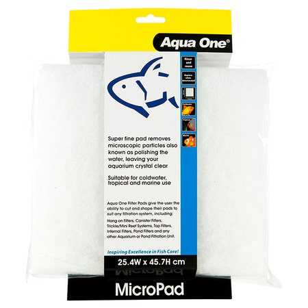 Aqua One Filter Media Pad Cut To Size Micro Pad