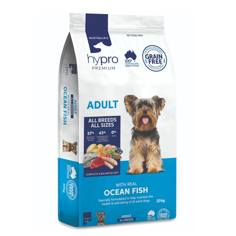 Hypro Premium Grain Free Ocean Fish Dry Dog Food – Petcare Warehouse
