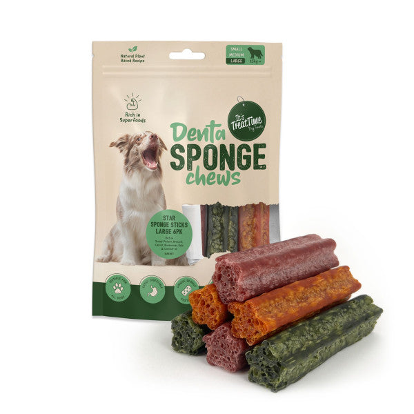 Denta Sponge Chews Star Sticks