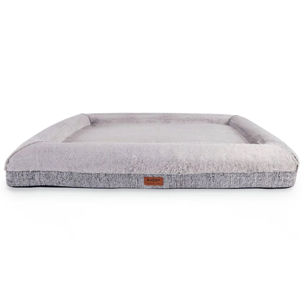 Kazoo Wombat Plush Bed Grey