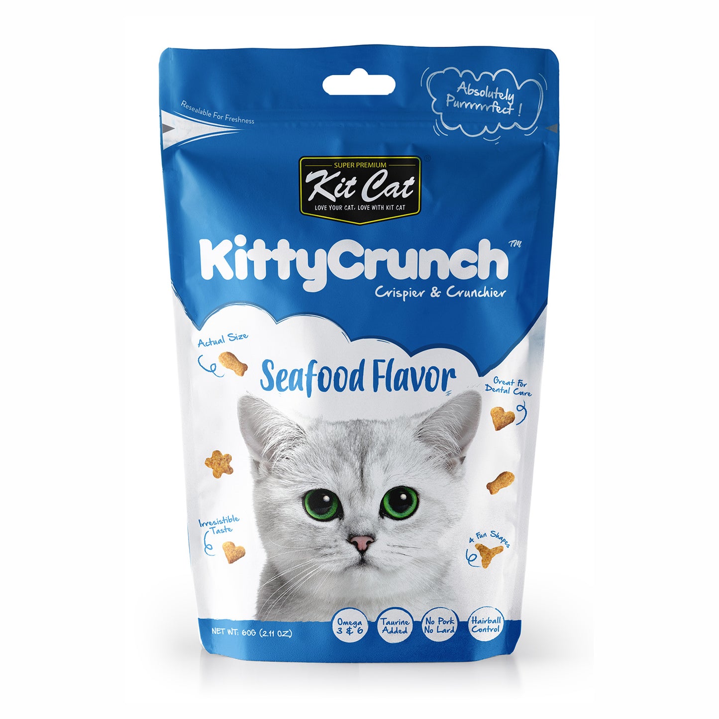 Kit Cat Kitty Crunch Seafood Flavour