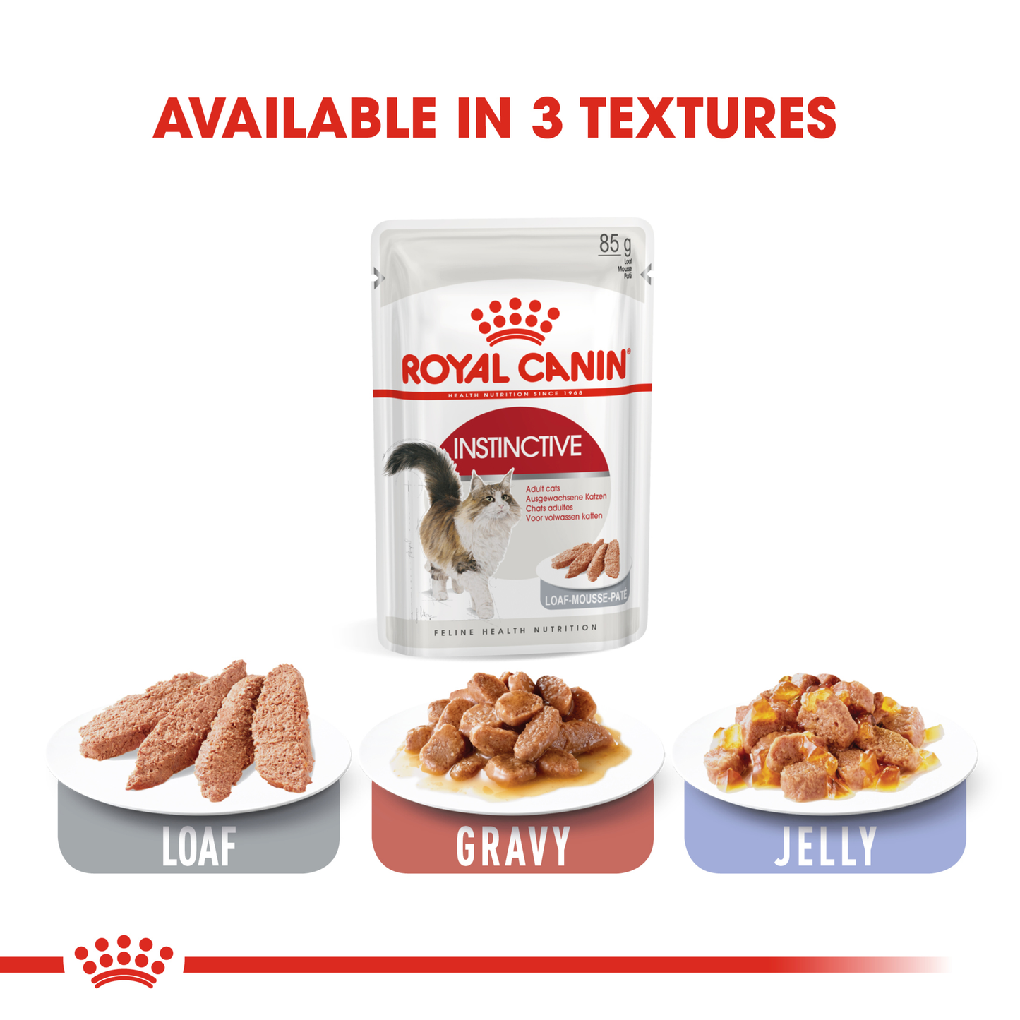 Royal Canin Adult Instinctive Loaf Pouches Cat Food 12x85g