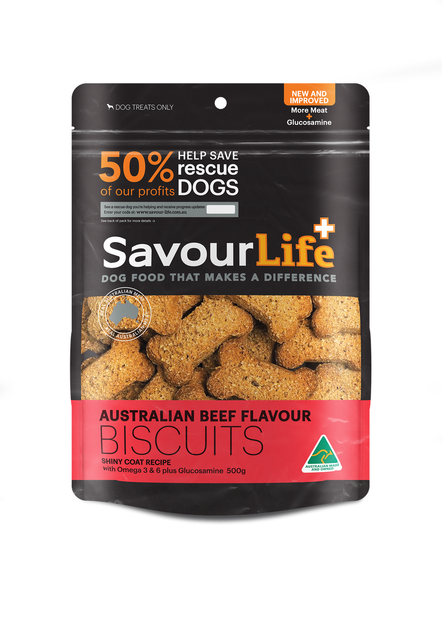 Savour Life Australian Beef Flavour Biscuits 500g
