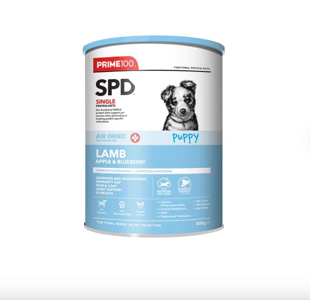Prime 100 SPD™ Puppy Air Dried Lamb, Apple & Blueberry