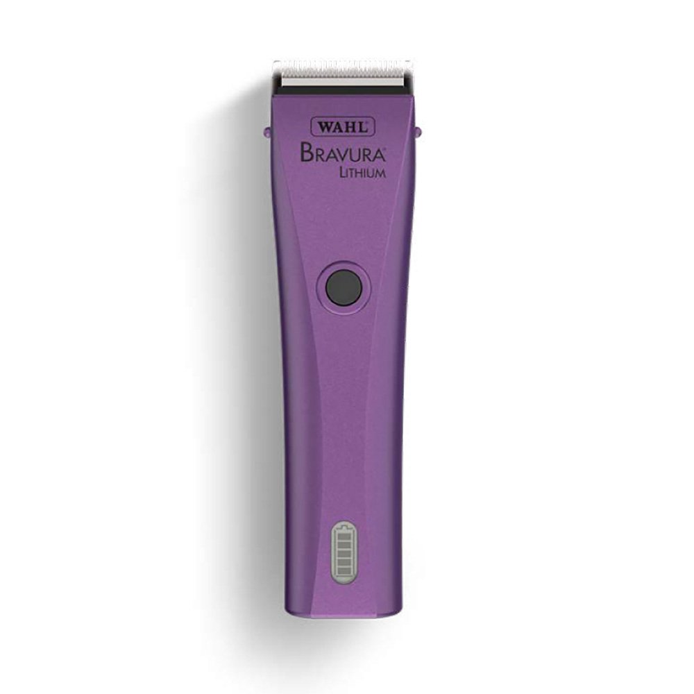 Wahl BRAVURA LITHIUM CLIPPER w/ADJUSTABLE 5-in1 BLADE Purple
