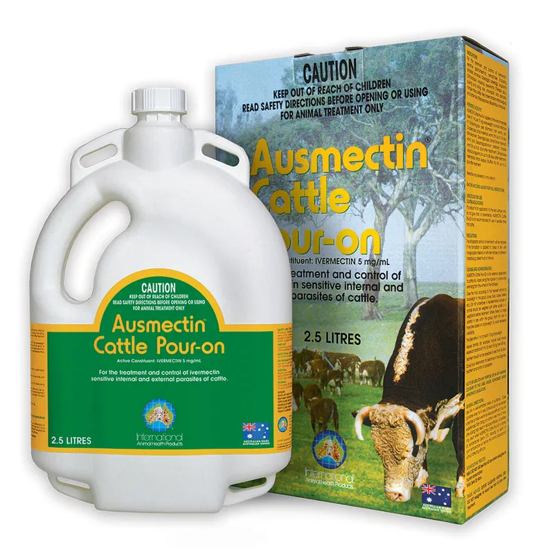 IAH AUSMECTIN CATTLE POUR ON 2.5L