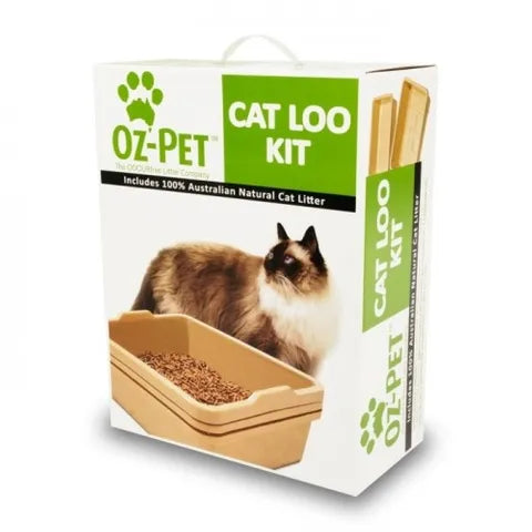 OZ PET CAT LOO KIT BEIGE