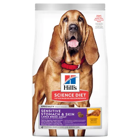 Hill's SCIENCE DIET ADULT SENSITIVE STOMACH & SKIN LARGE BREED 13.6KG