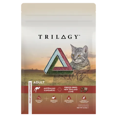 TRILOGY CAT ADULT KANGAROO 1.8KG