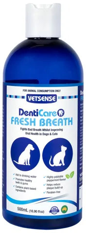 VETSENSE DENTICARE FRESH BREATH 500ML