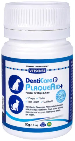 VETSENSE DENTICARE PLAQUEAID+ 50G