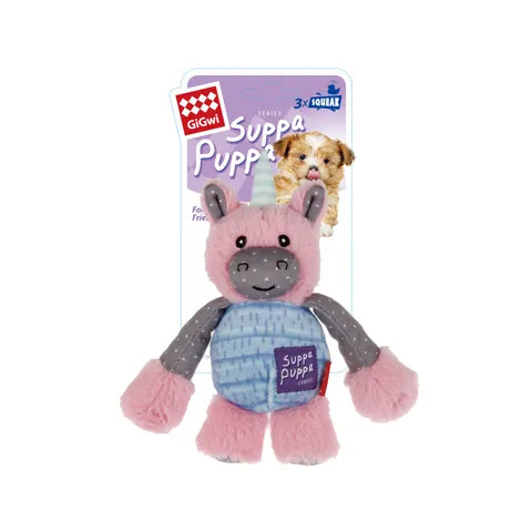 GIGWI SUPPA PUPPA UNICORN PLUSH TOY