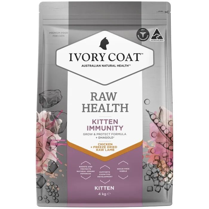 IVORY COAT RAW HEALTH KITTEN CHICKEN IMMUNITY