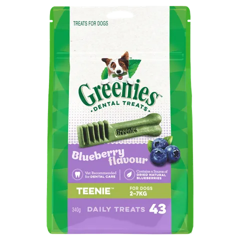 GREENIES BLUEBERRY PACK 340G TEENIE