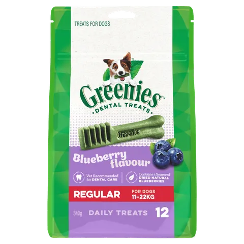 GREENIES BLUEBERRY PACK 340G REGULAR