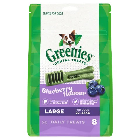 GREENIES BLUEBERRY PACK 340G LARGE