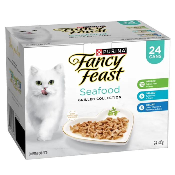 Fancy Feast Grilled Seafood Collection 24x85g