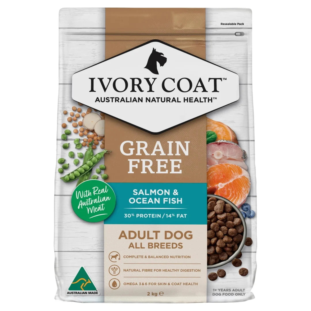Ivory Coat™ Grain Free Adult Dog Salmon & Ocean Fish Dry Food