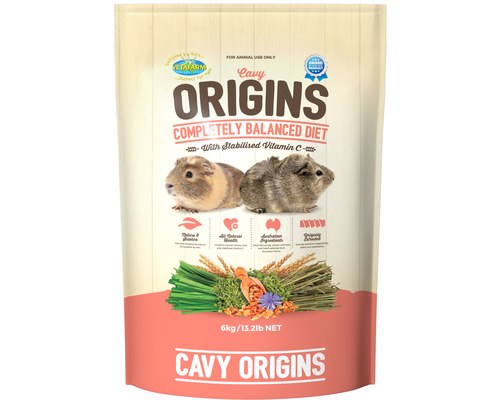 Vetafarm Cavy Origins Completely Balanced Guinea Pig Pellets