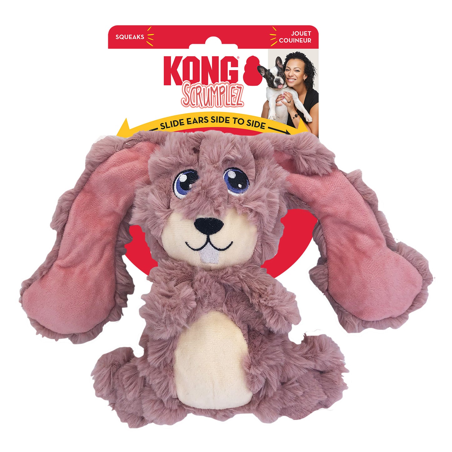 Kong Scrumplez Plush Squeaky Toy