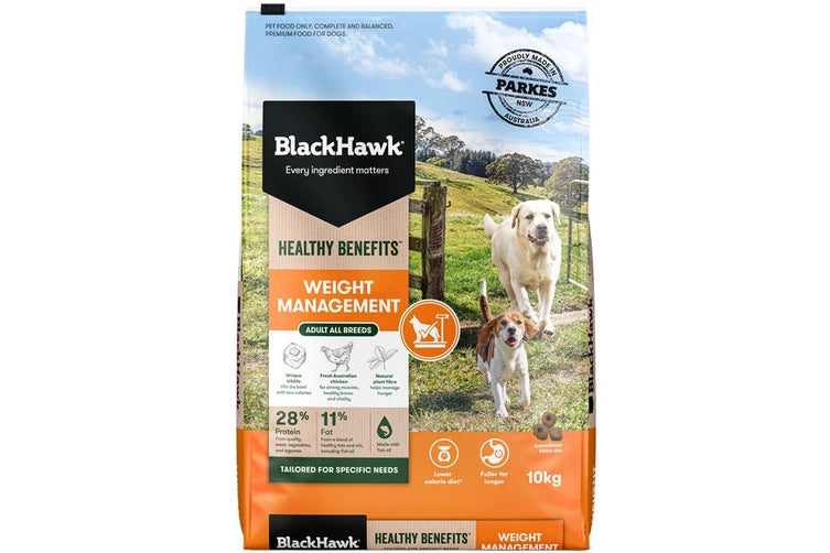 Black Hawk Healthy Benefits Weight Management Dog Food