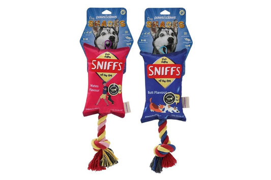 Paws & Claws Sniffs Chips Tugger With Rope