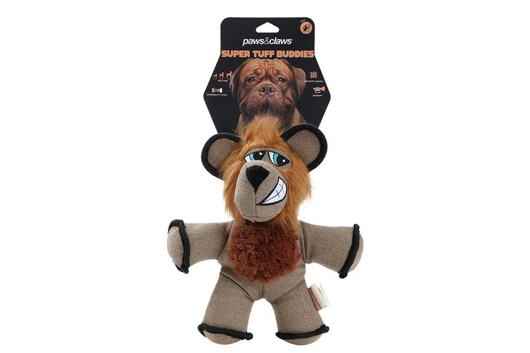 Paws & Claws Super Tuff Buddy Lion Toy