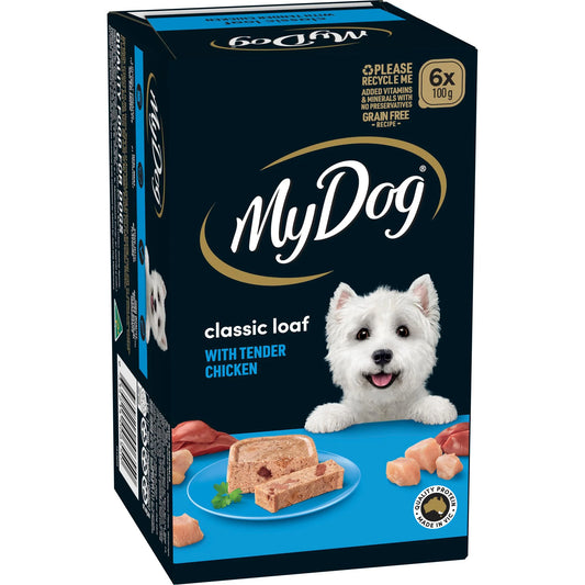 My Dog Dog Wet Food Chicken Supreme Loaf 6pk