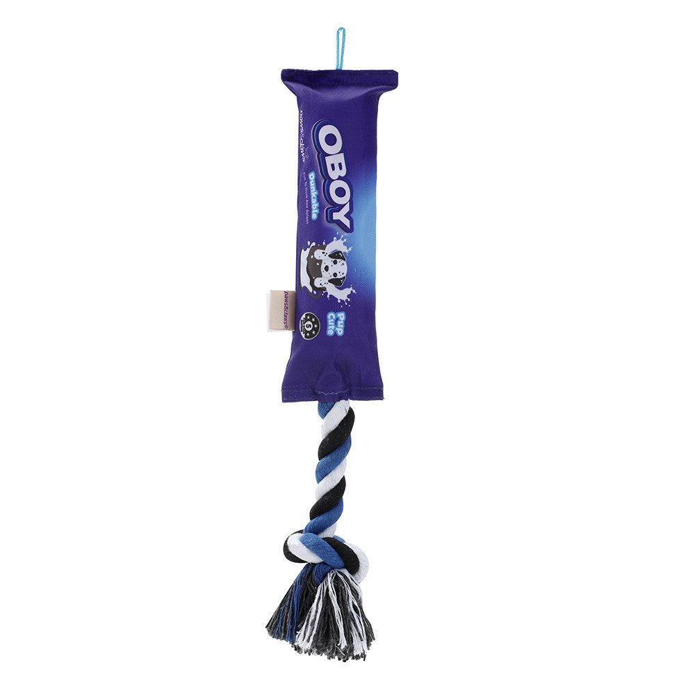 Paws & Claws Oboy Snacks Tugger Toy With Rope