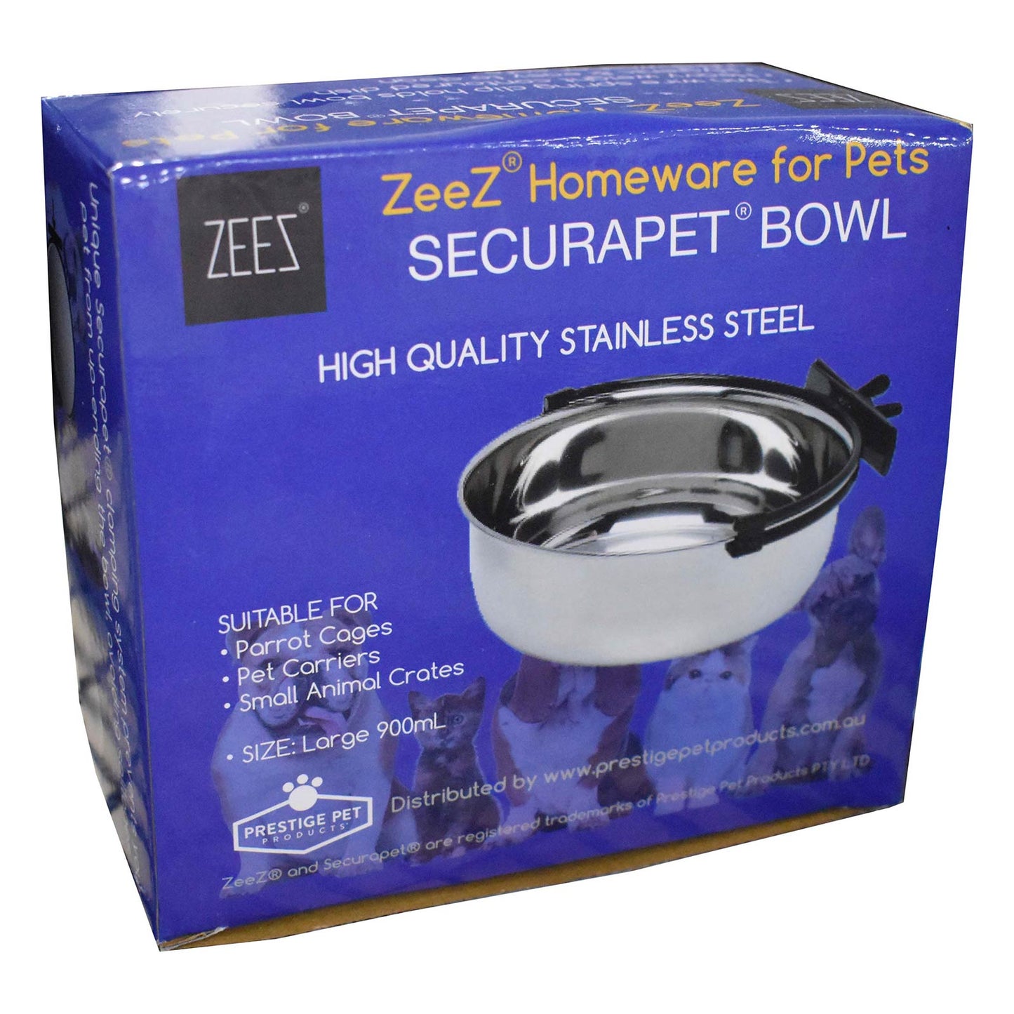 Zeez Securapet Stainless Steel Bowl