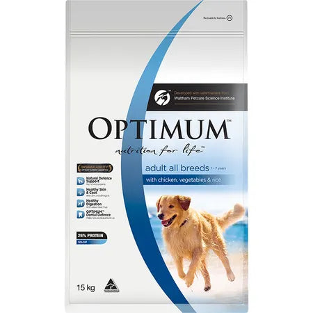 OPTIMUM Adult All Breed with Chicken, Vegetables & Rice