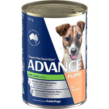 ADVANCE Puppy All Breed Wet Dog Food with Lamb & Rice 12x400g