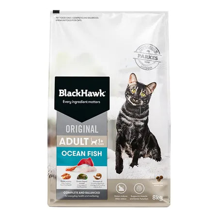 Black Hawk Adult Cat Original Ocean Fish Cat Food