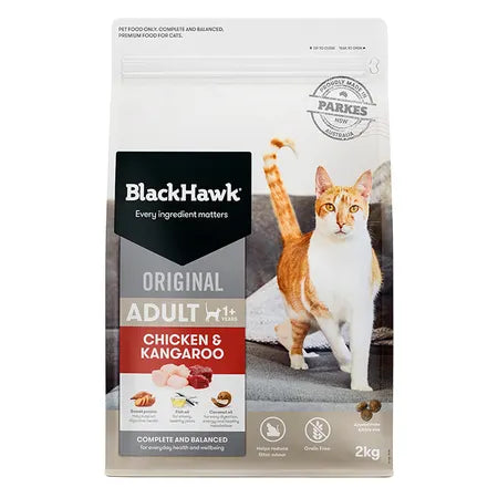 Black Hawk Adult Cat Chicken & Kangaroo Cat Food