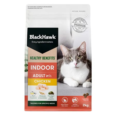 Black Hawk Healthy Benefits Adult Cat Indoor Chicken Cat Food