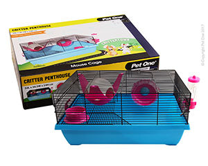 Pet One Critter Penthouse Mouse Wire Cage