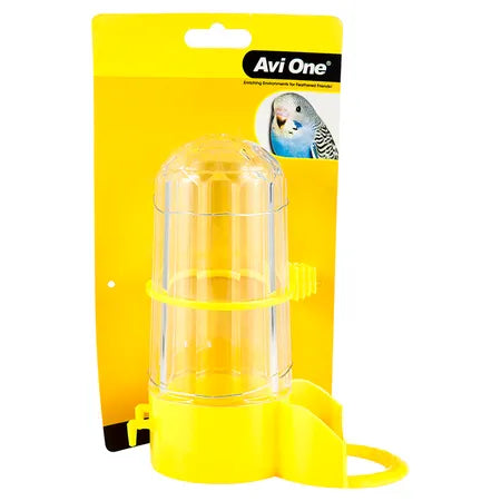 Avi One Jumbo Fountain Feeder Inside Cage