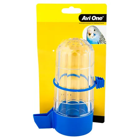 Avi One Jumbo Fountain Feeder Inside Cage