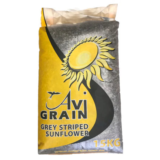 Avigrain Grey Striped Sunflower 15kg