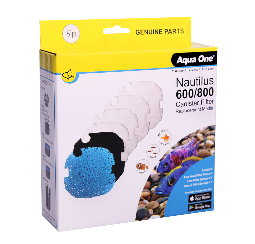 Aqua One Nautilus 600/800 Media Set 81P (25081P)