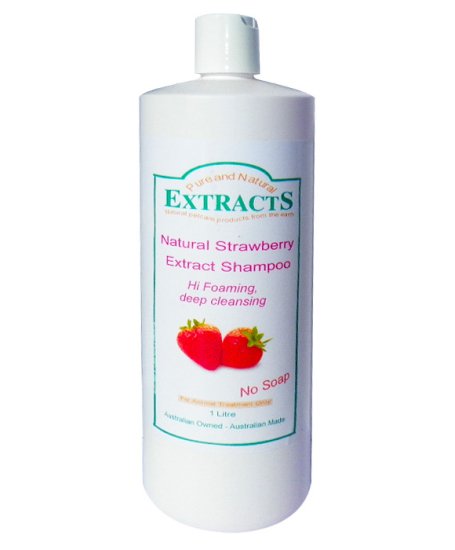 Maxpro Pure and Natural Extracts Strawberry Shampoo 1ltr