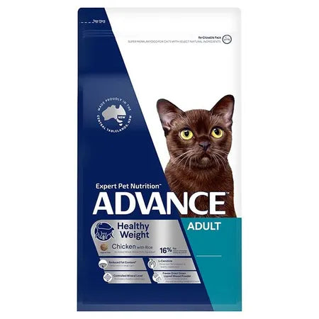 ADVANCE Healthy Weight Adult Chicken With Rice Cat Food 2kg