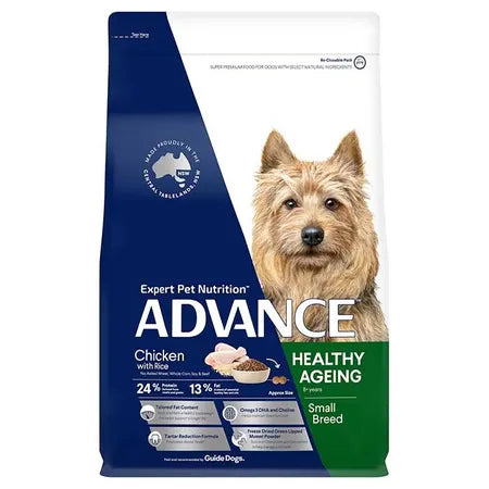 ADVANCE Healthy Ageing Small Breed Chicken & Rice 3kg